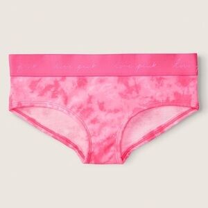 VS Pink Logo Tie Dye Hipster Panty